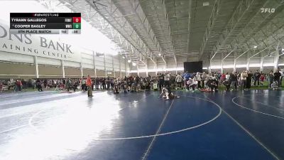 88 lbs 5th Place Match - Cooper Bagley, Westlake Wrestling Club vs Tyrann Gallegos, Southwest Hammers
