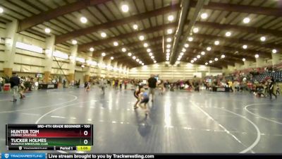 100 lbs Round 1 - Hunter Tom, Murray Spartans vs Tucker Holmes, Wasatch Wrestling Club