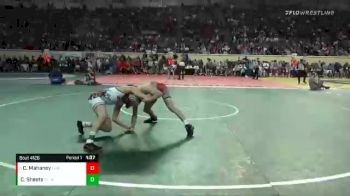 4A-145 lbs Semifinal - Cole Mahaney, Fort Gibson vs Cutter Sheets, Stilwell