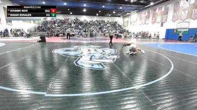 126 Boys Cons. Round 2 - Jovanni Rios, Southwest (EC) vs Isaiah Rosales, Oceanside