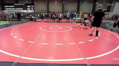 120 lbs Quarterfinal - Mya Picart, Georgia vs Esperanza Huitron, Backyard Bullies Wrestling Club