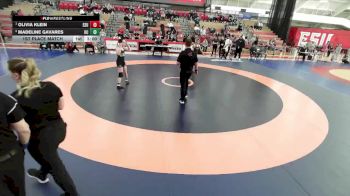 103 lbs 1st Place Match - Olivia Klein, East Stroudsburg University vs Madeline Gavares, Ursinus