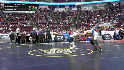 133 lbs Consi 3 - Camden Olson, Derry Area vs Liam Lawler, Bishop McDevitt