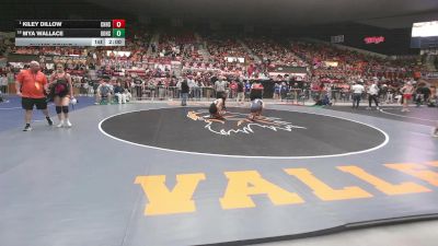 170 lbs Champ. Round 1 - Kiley Dillow, Chanute HS vs Mya Wallace, Goodland HS