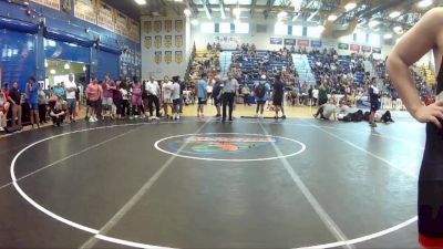 215 lbs Quarterfinal - Caleb Gaskin, Camden County Outsiders vs Ricky Herman, Camden County Outsiders