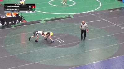 119 lbs Consolation - Aubry Wanner, Hickory vs Madison Hultz, City Of Pittsburgh