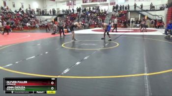 165 lbs Quarterfinal - Olyver Fuller, Camanche vs John DSouza, Dubuque Hempstead