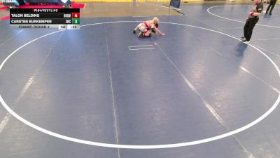 Junior Boys - 132 lbs Champ. Round 4 - Talon Belding, Beatrice High School Wrestling vs Carsten Burkemper, Zumwalt Wrestling Club