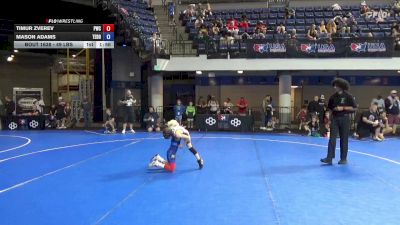 49 lbs 3rd Place Match - Timur Zverev, Punisher Wrestling Company vs Mason Adams, Team Donahoe