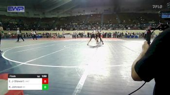 87 lbs Final - Emalyn Johnston-Stewart, Lawton IKE vs Kenzie Johnson, Sand Springs HS