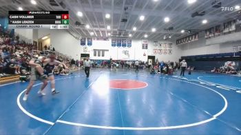 150 lbs Champ. Round 1 - Cash Vollmer, Tongue River vs Kash Lenzen, Douglas