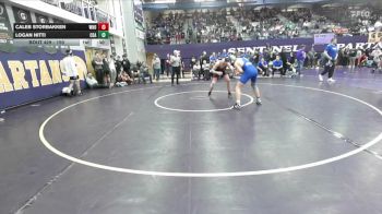 150 lbs Cons. Round 3 - Caleb Storbakken, Williston vs Logan Nitti, Coeur D Alene