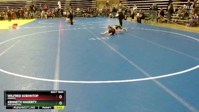 80 lbs Cons. Round 3 - Wilfred Koehntop, MAHACA vs Kenneth Hagerty, Holdingford