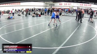 125 lbs Round 2 - Carsen Hanshaw, Beatrice Wrestling Club vs Noah Magnuson, Wayne Wrestling Club