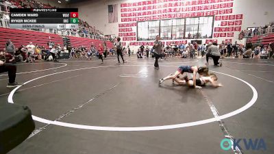 49 lbs Semifinal - Camden Ward, Weatherford Youth Wrestling vs Ryker Mckee, OKC Saints Wrestling