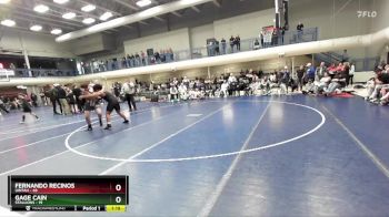 180 lbs Round 2 (4 Team) - Fernando Recinos, Uintah vs Gage Cain, Stallions