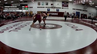 184 lbs Semifinal - NIall Schoenfelder, Wisconsin-Eau Claire vs Brandt Bombard, Augsburg