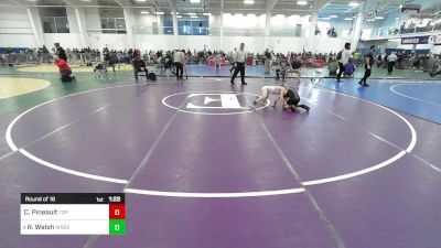 81 lbs Round Of 16 - Caleb Pineault, Top Flight Wrestling Academy vs Ryder Walsh, Wrestlers Way