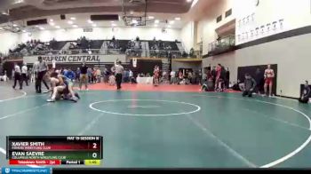 170 lbs Champ. Round 2 - Xavier Smith, Fishers Wrestling Club vs Evan Saevre, Columbus North Wrestling Club