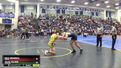 150 lbs Cons. Round 4 - Gavin Solarik, ELMWOOD vs Nick Werbrich, TAYLOR