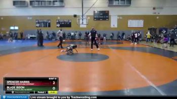 49 lbs Quarterfinal - Blade Bison, Ascend Wrestling Academy vs Spencer Harris, Punisher Wrestling Company