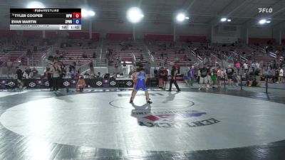 113 lbs Cons. Round 3 - Tyler Cooper, Michigan Premier WC vs Evan Martin, Spatola Wrestling