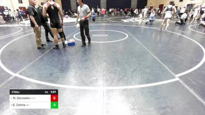 215 lbs Round Of 16 - Nicolas Gonzalez, Mt. Olive vs Stosh Zalota, Malvern Prep