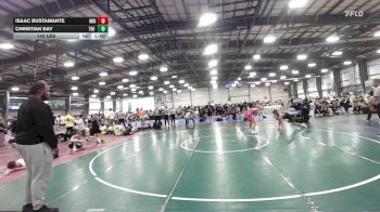 142 lbs Rr Rnd 2 - Isaac Bustamante, Indiana Outlaws Silver - MS vs Christian Day, The Shop 814 JH - MS
