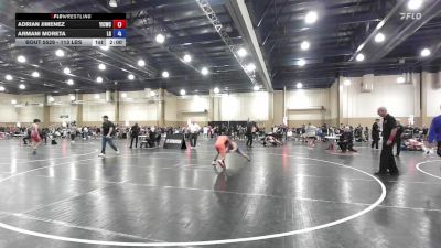 113 lbs Consi Of 4 - Adrian Jimenez, Youth Impact Center Wrestling Club vs Armani Moreta, Lake Gibson