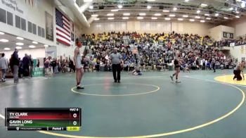 132 lbs Champ. Round 2 - Gavin Long, BARBERTON vs Ty Clark, DALTON
