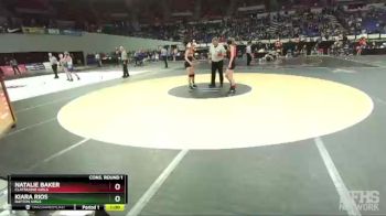 4A/3A/2A/1A Girls 120 Cons. Round 1 - Kiara Rios, Dayton Girls vs Natalie Baker, Clatskanie Girls