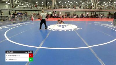 60 lbs Rr Rnd 2 - Ash Henecker, Rednose Wrestling School vs Killian Ohora, West Scranton