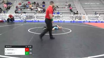 95 lbs Prelims - Luke Kaufman, Ohio Titan Grey vs AJ Lesson, Empire Wrestling Academy Elem