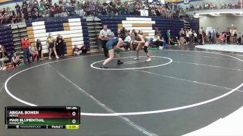 135 lbs. Cons. Round 3 - Mari Blumenthal, Marquette vs Abigail Bowen, Mexico