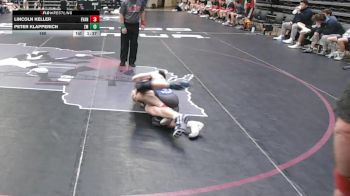 160 lbs Round 2 (4 Team) - Lincoln Keller, Evansville, WI vs Peter Klapperich, Zumbrota-Mazeppa, MN