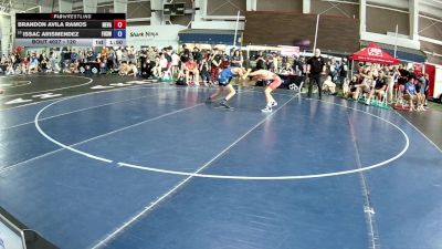 120 lbs Cons. Round 4 - Brandon Avila Ramos, Nevada vs Issac Arismendez, Frontier High School Wrestling