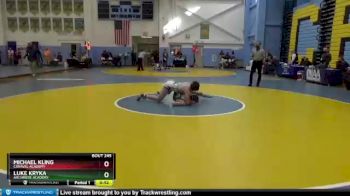 138 lbs Cons. Round 2 - Michael Kling, Caravel Academy vs Luke Kryka, Archmere Academy