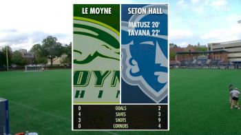Replay: Le Moyne vs Seton Hall - Women's | Sep 10 @ 4 PM