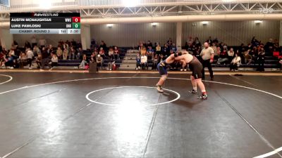 285 lbs Champ. Round 2 - Austin Mcnaughtan, Western Wyoming College vs Luke Pawloski, Nebraska-Kearney