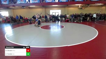 138 lbs Round Of 64 - Alex Brown, Mt. Anthony Union vs Zachary Fondo, Xaverian