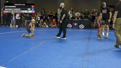 63 lbs Cons. Sub-semis - Leo Navarro vs Maverick Paminto, The Best Wrestler CA