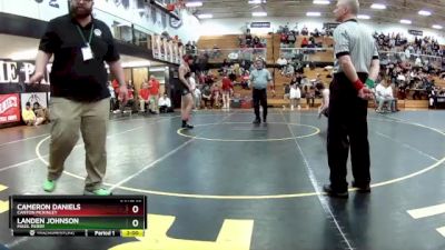 165 lbs Semifinal - Landen Johnson, Mass. Perry vs Cameron Daniels, Canton McKinley