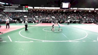 82 lbs Cons. Round 3 - Kinlee Ernsberger, FDMA vs Helena Rajala, PROA