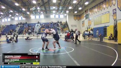 285 lbs Cons. Round 2 - Nash Hudgens, North Port H.S. vs Jackson Cooney, George M. Steinbrenner