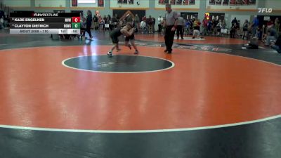 110 lbs Round 4 - Clayton Dietrich, Big Game Wrestling Club vs Kade Engelken, Maquoketa Valley Wrestling