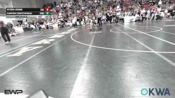 70-73 lbs 3rd Place - Ryzen Johns, Collinsville Cardinal Youth Wrestling vs Carter Crutchfield, Keystone Kids Wrestling Club