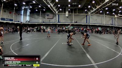 84 lbs Round 3 (10 Team) - Drew Fry, U2 Uprising Blue vs Carter Watson, U2 Uprising Black