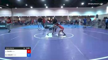 63 lbs Consolation - Julian Smith, New Jersey vs Beau Abbott, Roundtree Wrestling Academy