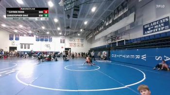 144 lbs Champ. Round 2 - Christopher Diaz, Kelly Walsh vs Caysen Ross, Burns/Pine Bluffs