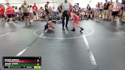 60 lbs Round 2 (4 Team) - Ryker Wright, U2 Journeymen Uprising vs Emory White, CTWHALE